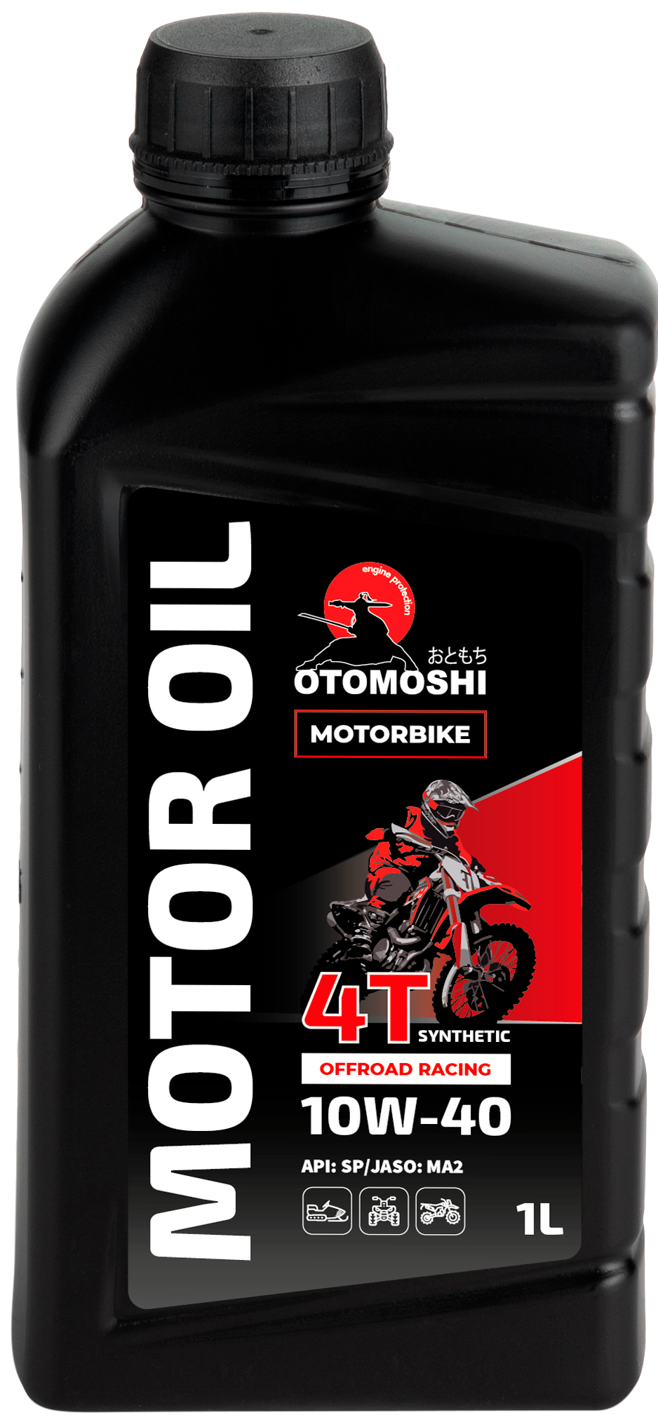 Моторное масло OTOMOSHI Motorbike 4T Offroad Racing 10W-40 - 1 л