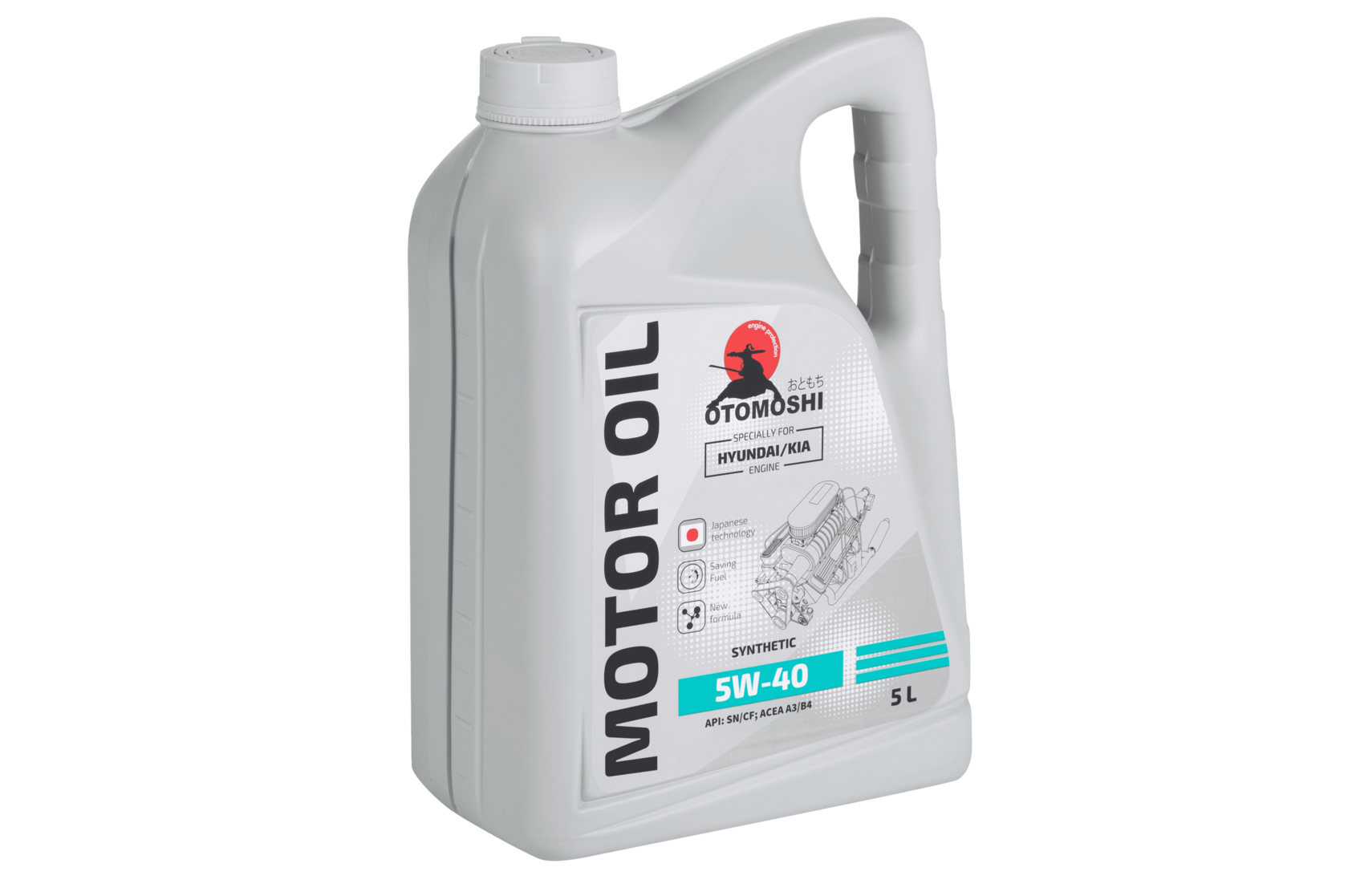 Моторное масло 5W-40 OTOMOSHI for Hyundai/Kia - 5 л