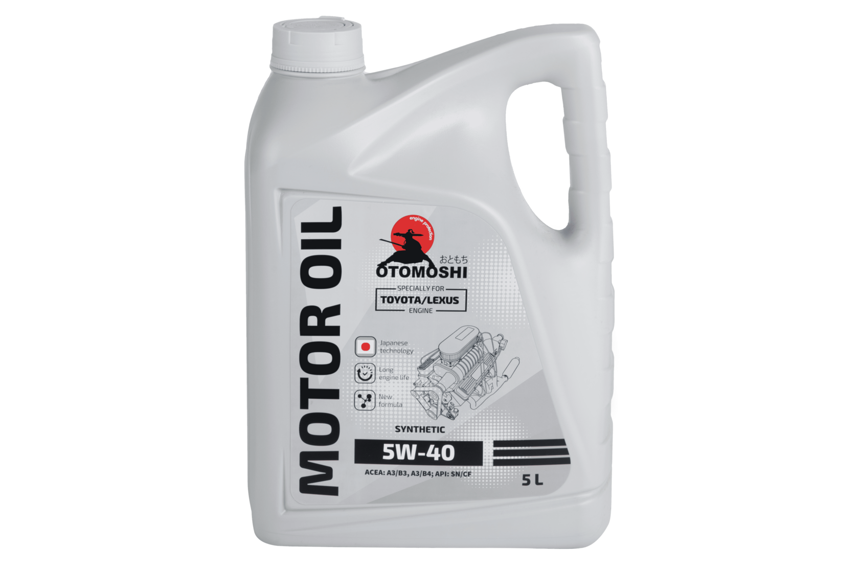 Моторное масло 5W-40 OTOMOSHI for Toyota/Lexus - 5 л