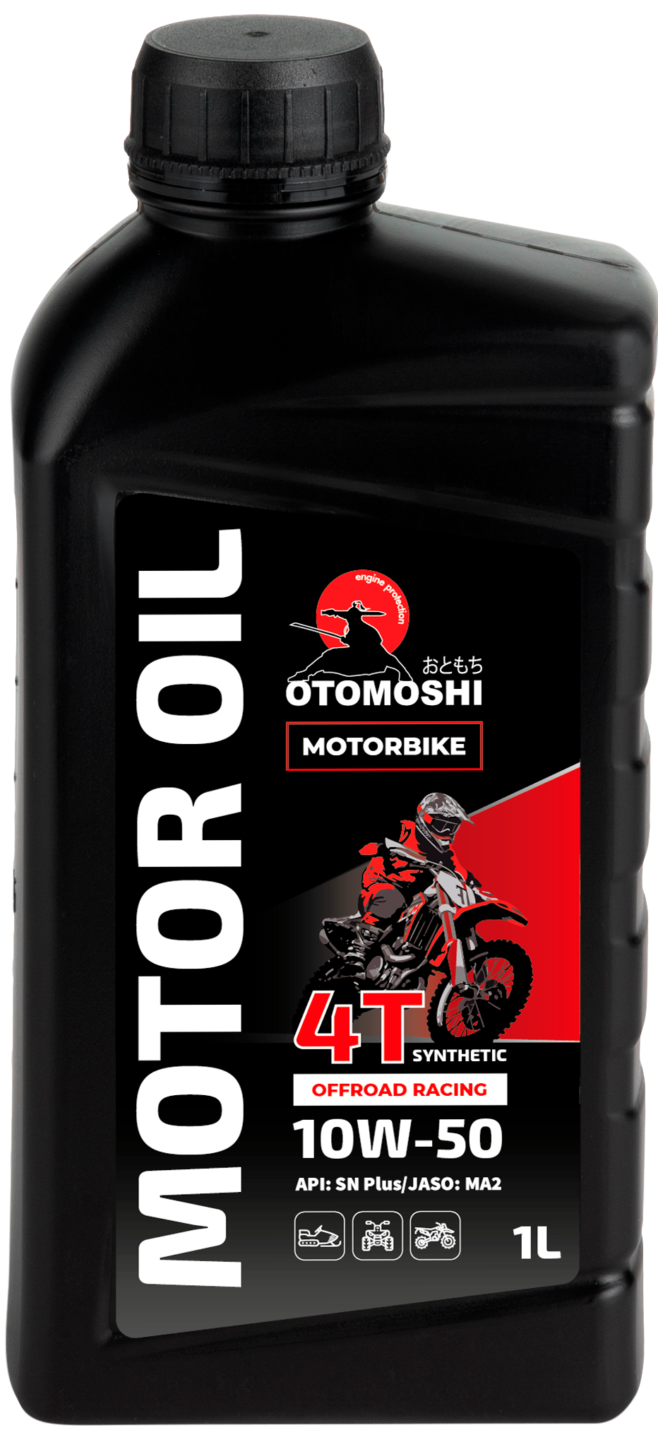 Моторное масло OTOMOSHI Motorbike 4T Offroad Racing 10W-50 - 1 л