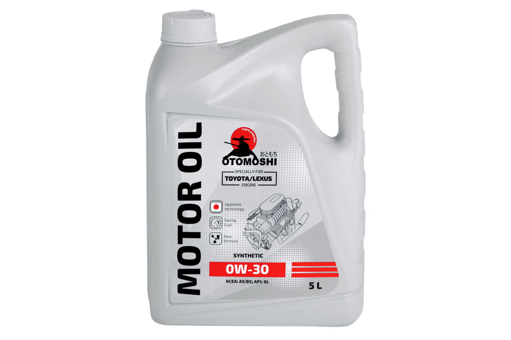 Моторное масло 0W-30 OTOMOSHI for Toyota/Lexus - 5 л
