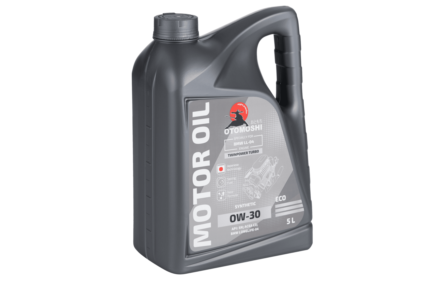 Моторное масло 0W-30 OTOMOSHI Eco Twinpower Turbo for BMW ll-01 - 5 л