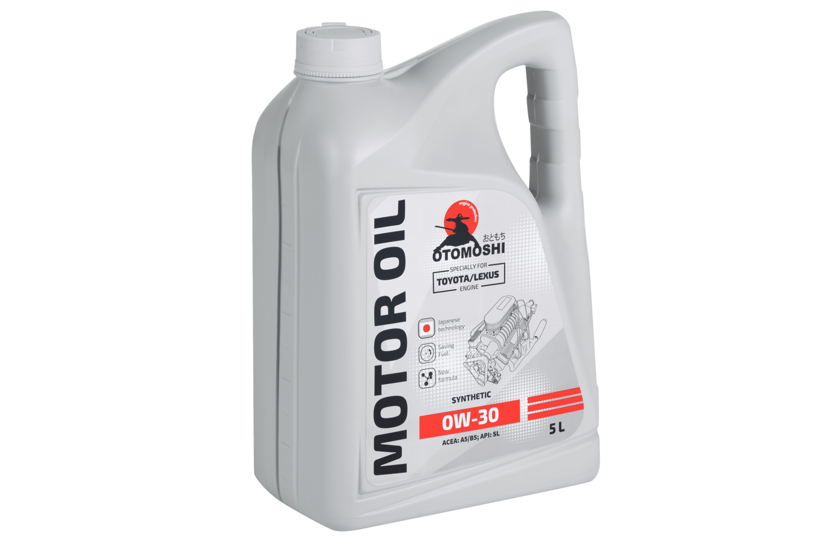 Моторное масло 0W-30 OTOMOSHI for Toyota/Lexus - 5 л